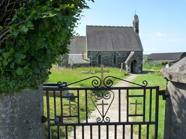 Gate and path to St Peter's Church