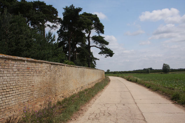 Boundary wall and track