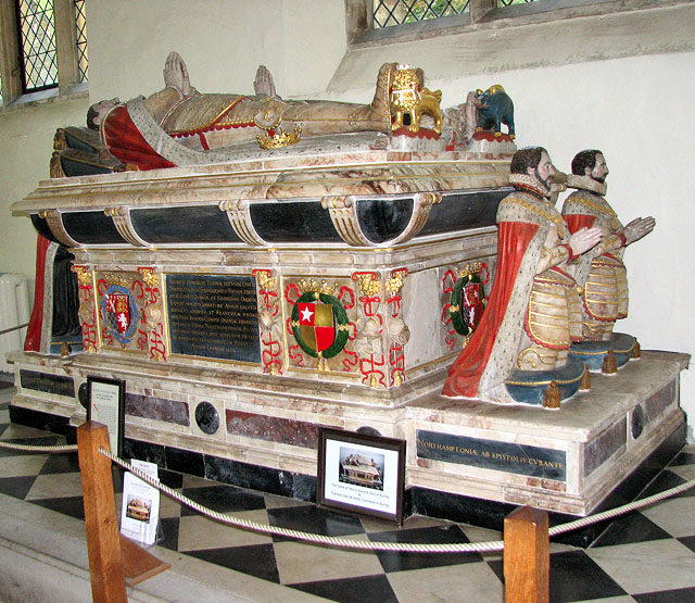 St Michael's church in Framlingham - the Surrey tomb