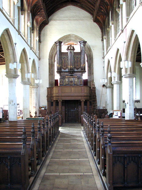 St Michael's church in Framlingham - the Thamar organ