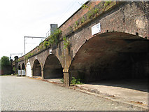 SJ8297 : Railway arches by Jonathan Wilkins