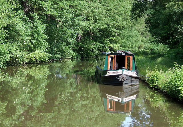 Trent and Mersey Canal south of King's Bromley, Staffordshire