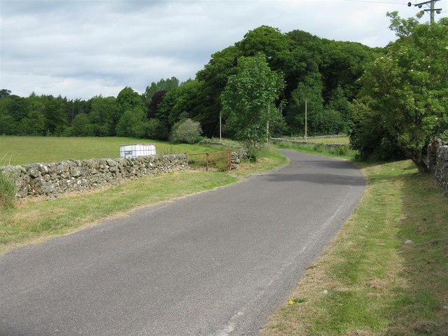 Country road at Woodhead