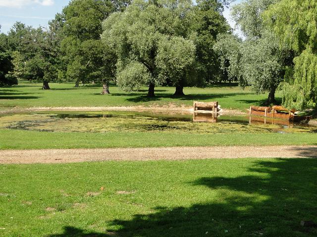 Pond at New Houghton Hall
