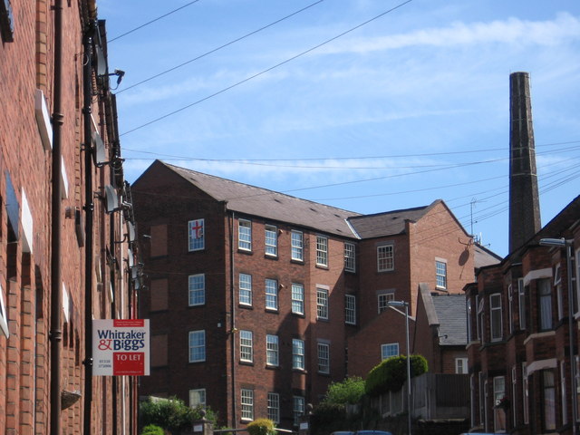 Leek - mill at top of John Street © Dave Bevis cc-by-sa/2.0 :: Geograph ...