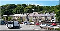 The rear of houses in Pentre Poeth from Asda