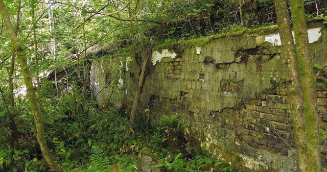 Remains of a turbine house