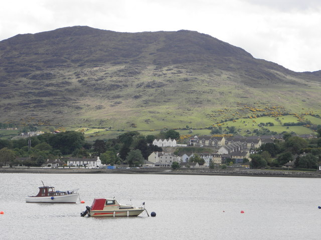Looking across Carlingford Lough to Omeath in Southern Ireland