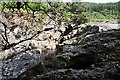 Rocks at the Upper Falls of Foyers