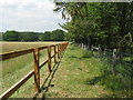 New fence near Popple Hill