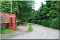 Telephone box in Bulcote