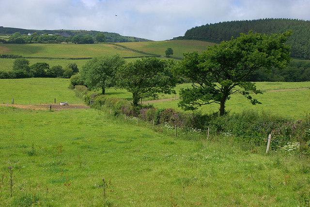 Fields near Rhodmad farm