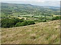 Looking down the northern slopes of Longridge Fell