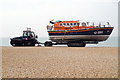 TQ8209 : Lifeboat on Pelham Beach by Oast House Archive