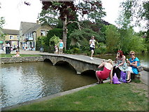 SP1620 : Bourton on the Water - River Windrush by Chris Allen