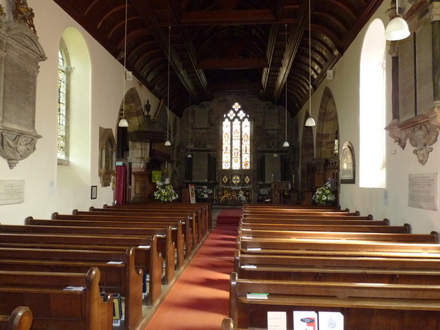 The interior of St Andrew church, Weston... © Richard Law :: Geograph ...