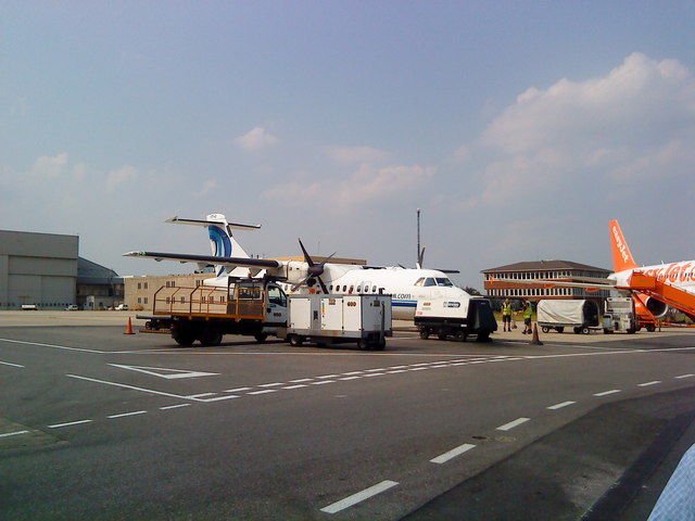 Planes at Luton Airport