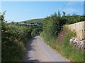 The road southwards from Cae Newydd