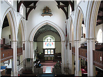 TQ2471 : St Mary's church, Wimbledon: interior by Stephen Craven