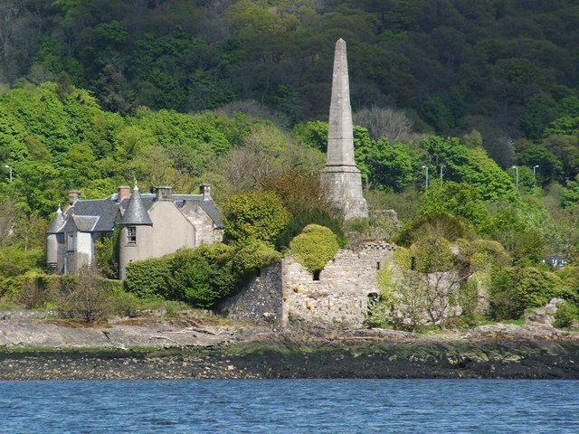 Dunglass Castle and the Henry Bell... © Lairich Rig cc-by-sa/2.0 ...