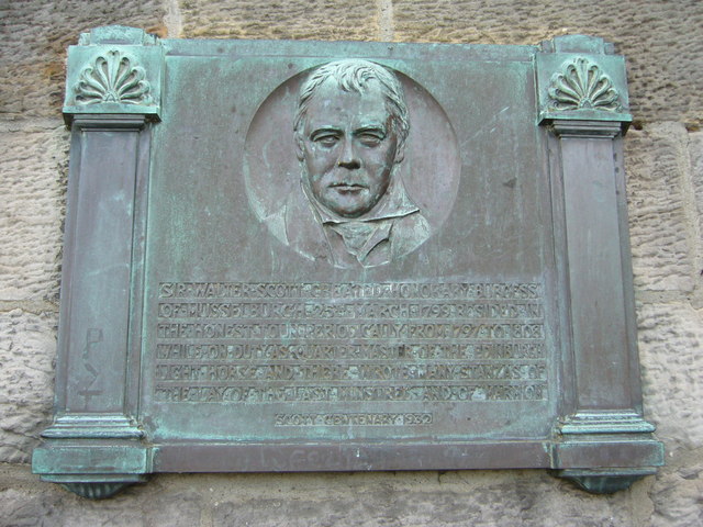 Sir Walter Scott plaque