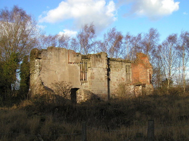 Remains of Beaudesert Hall, Cannock Wood