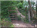 Kissing gate near Twyn Garwa