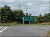 M4492 : Road signs on the N17 near Kilkelly, Mayo by Neil Theasby