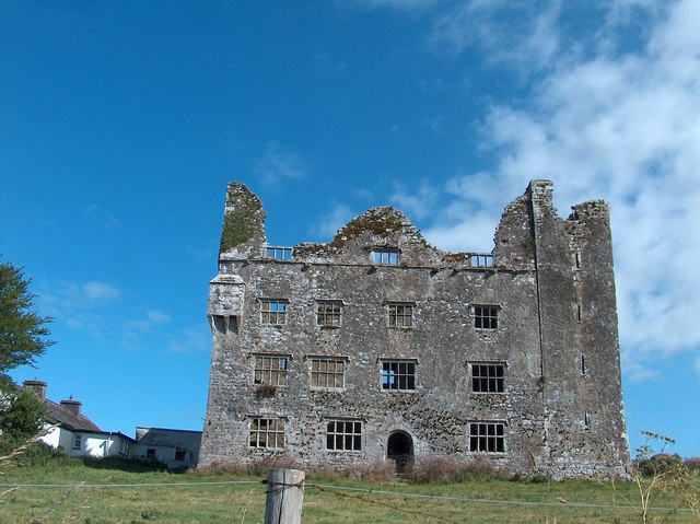 Leamaneh Castle on the road to Kilfenora