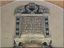 ST8770 : Plaque in the south porch, St Bartholomew's Church, Corsham by Brian Robert Marshall