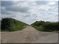 Melholme Lane straight on, becoming Tossey Lane to the right