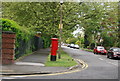TQ3670 : Postbox, corner of Lennard Rd and Reddons Rd by N Chadwick