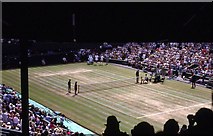 TQ2472 : Wimbledon 1991 - The finalists emerge by Barry Shimmon