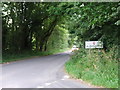 New Road Hill, towards Aldington