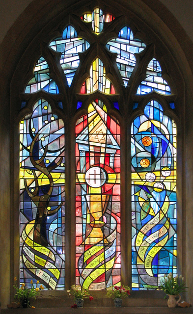 St Mary's church in Docking - modern stained glass