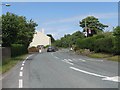 The B5300 heading through Blitterlees in Cumbria