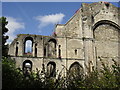 Section of ruined wall, Malmesbury Abbey