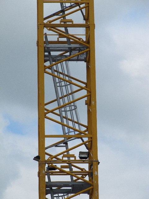 Ladder on the crane © Bill Nicholls cc-by-sa/2.0 :: Geograph Britain