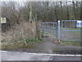 Kissing gate, Star Villas sewage pumping station