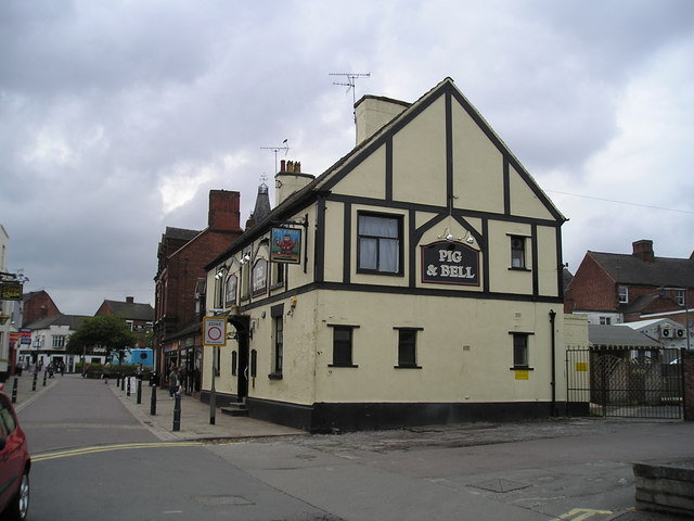 The Pig and Bell Pub, Rugeley