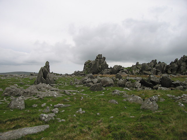 Scattered rocks on the Preseli ridge