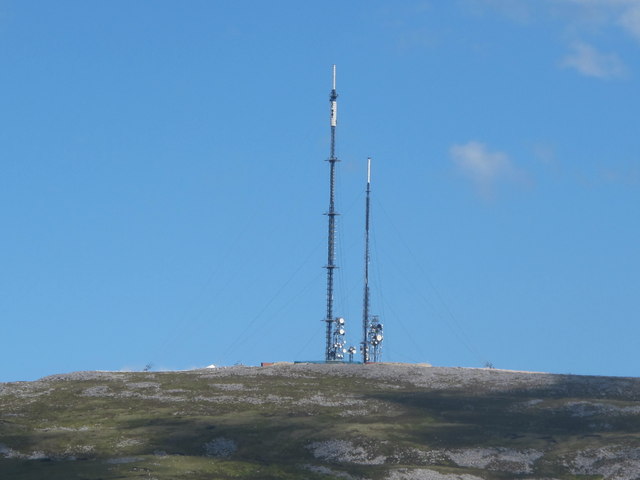 Sligo: View Of Truskmore Mountain RTE Communication Mast