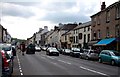 Looking down Monnow Street in Monmouth