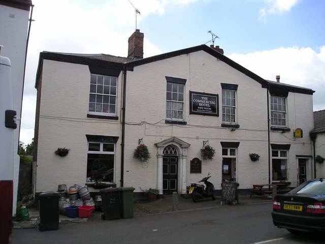 The Commercial Hotel Pub, Wheelock,... © canalandriversidepubs co uk cc ...