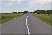 TA0684 : Section of A165 permanently closed due to subsidence by Nick Mutton 01329 000000