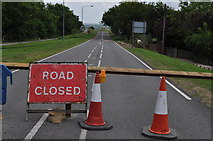 TA0684 : A165 at Osgodby - closed permanently due to subsidence by Nick Mutton 01329 000000