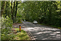 Bus stop on The Straight Mile