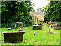 ST8770 : North churchyard, St Bartholomew's Church, Corsham by Brian Robert Marshall
