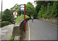 Bus stop on Midgehole Road, Hebden Bridge