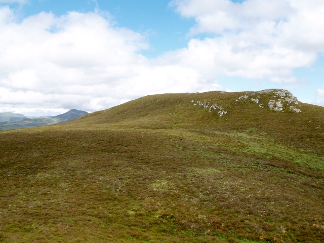 Approaching the summit of Meallach Chaitrine